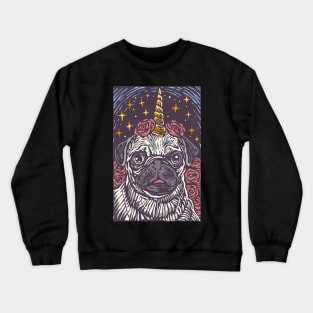 Pug Unicorn Crewneck Sweatshirt